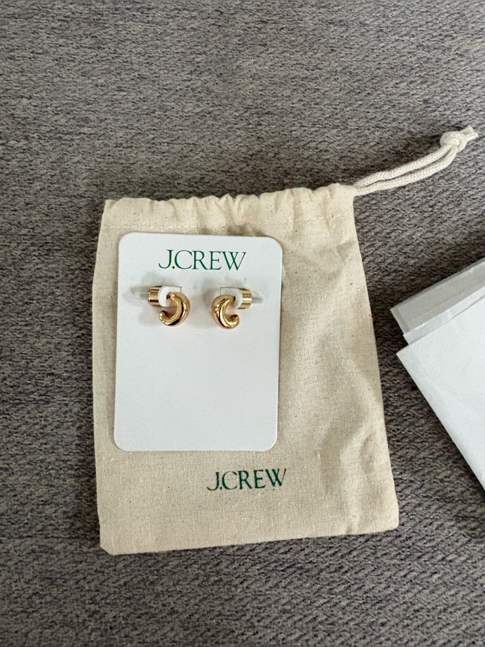 J. Crew huggie hoops Gold Earrings